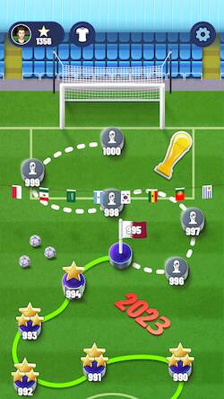 Скачать Soccer Super Star - футбол (Взлом на деньги) версия 2.2.3 apk на Андроид