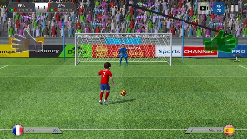 Скачать Pro Kick Soccer (Взлом открыто все) версия 0.5.7 apk на Андроид