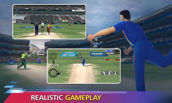 Скачать Sachin Saga Cricket Champions (Взлом открыто все) версия 2.1.2 apk на Андроид