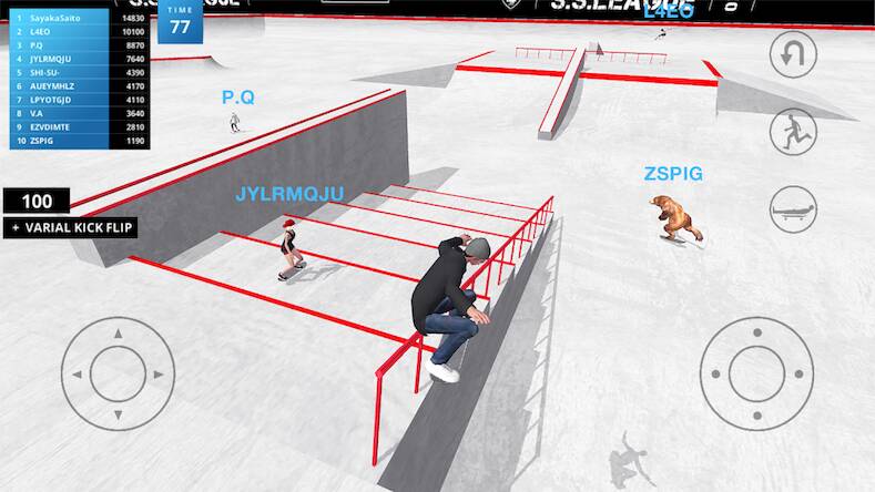 Скачать Skate Space (Взлом на монеты) версия 1.1.2 apk на Андроид