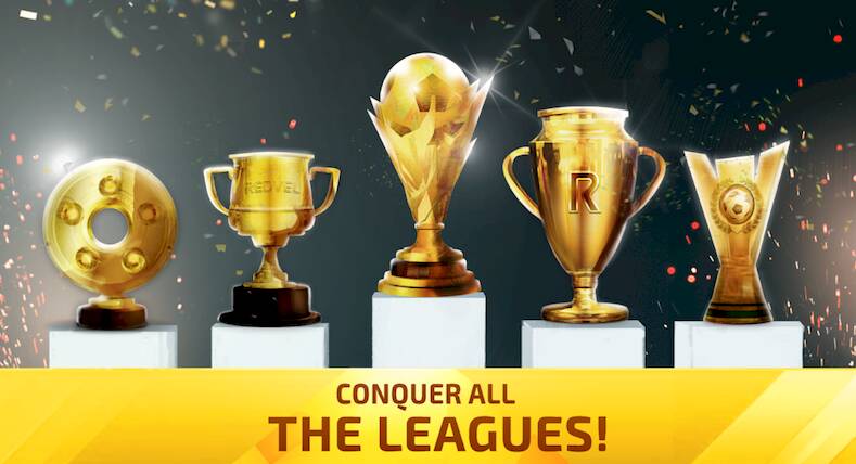 Скачать Dream Win League Soccer Star (Взлом на монеты) версия 1.4.9 apk на Андроид