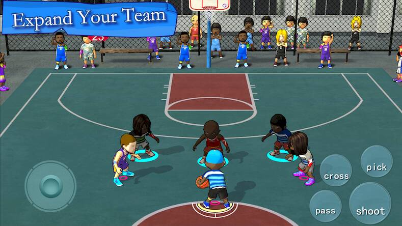 Скачать Street Basketball Association (Взлом открыто все) версия 1.5.4 apk на Андроид