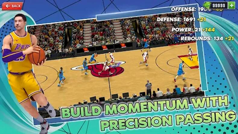 Скачать баскетбол арена игра (Взлом на деньги) версия 1.9.7 apk на Андроид