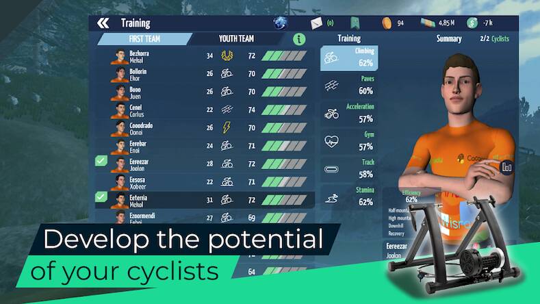 Скачать Live Cycling Manager 2023 (Взлом на монеты) версия 2.7.3 apk на Андроид