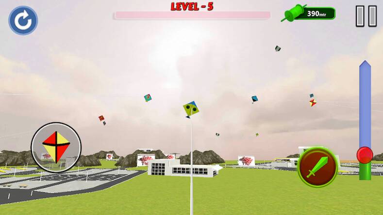 Скачать Kite Flyng 3D (Взлом на монеты) версия 1.6.5 apk на Андроид