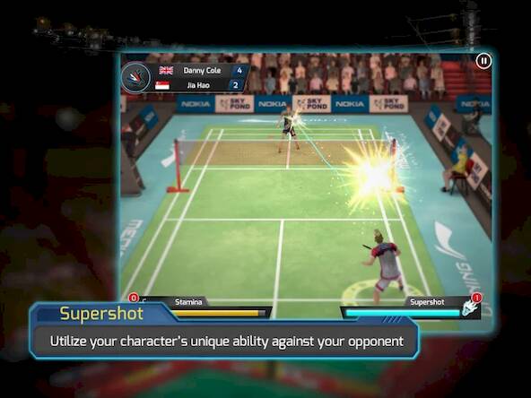 Скачать LiNing Jump Smash 15 Badminton (Взлом на деньги) версия 0.4.5 apk на Андроид