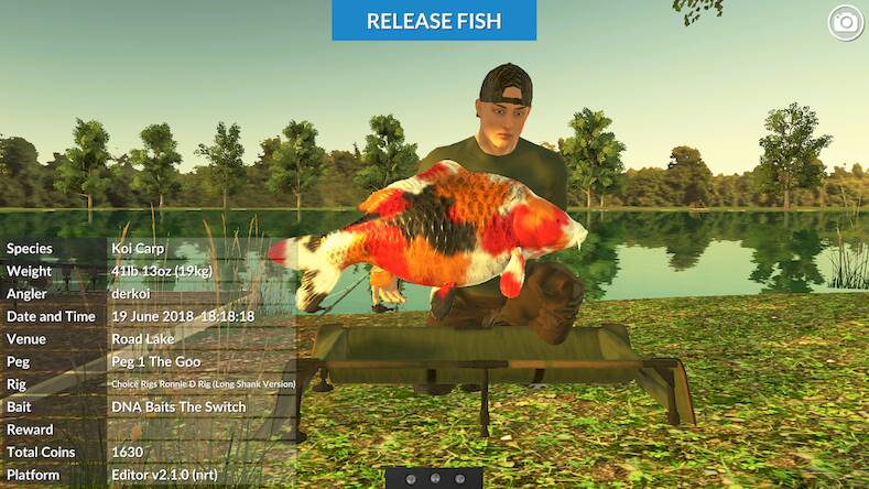 Скачать Carp Fishing Simulator (Взлом на деньги) версия 2.4.1 apk на Андроид