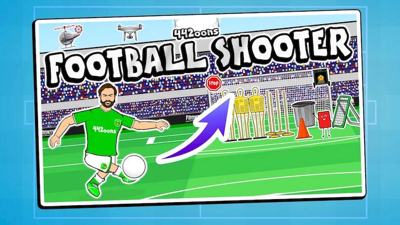 Скачать 442oons Football Shooter (Взлом на деньги) версия 1.9.6 apk на Андроид