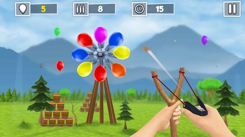 Скачать Air Balloon Shooting Game (Взлом на деньги) версия 0.2.4 apk на Андроид