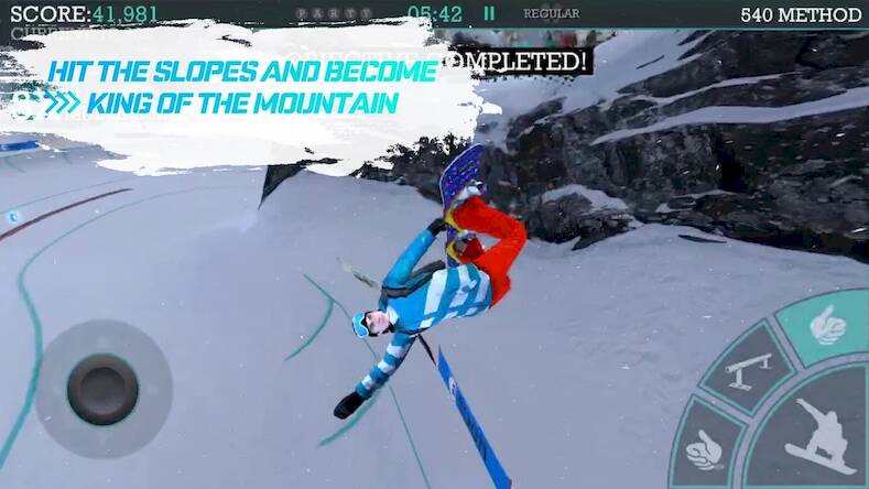 Скачать Snowboard Party: Aspen (Взлом открыто все) версия 0.6.1 apk на Андроид