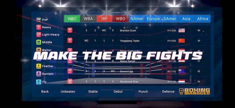 Скачать Boxing Manager (Взлом на деньги) версия 1.1.2 apk на Андроид