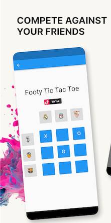 Скачать Footy tic tac toe (Взлом открыто все) версия 2.7.7 apk на Андроид