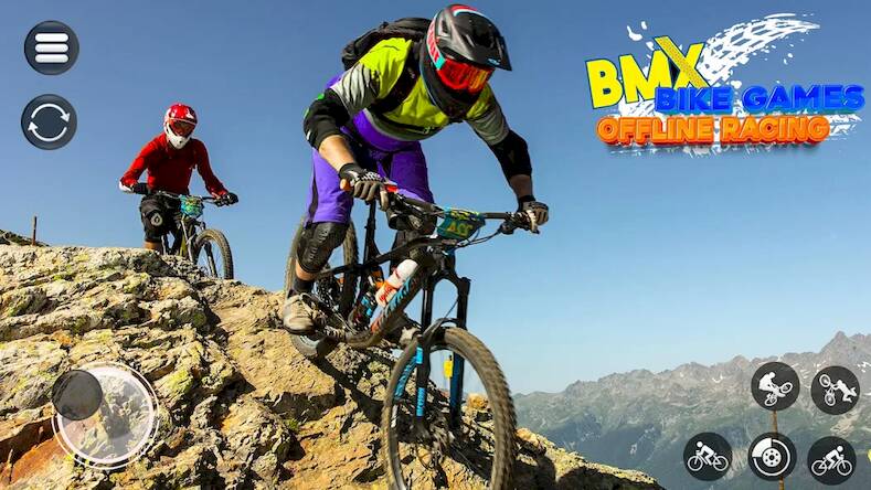 Скачать гонки велосипеде bmx оффлайн (Взлом на деньги) версия 0.7.2 apk на Андроид