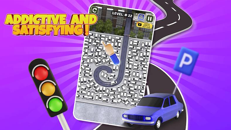 Скачать Parking Jam: Car Parking Games (Взлом открыто все) версия 0.8.2 apk на Андроид