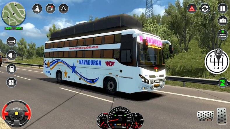 Скачать Автобус Транспорт Реальный Сим (Взлом на монеты) версия 1.6.7 apk на Андроид