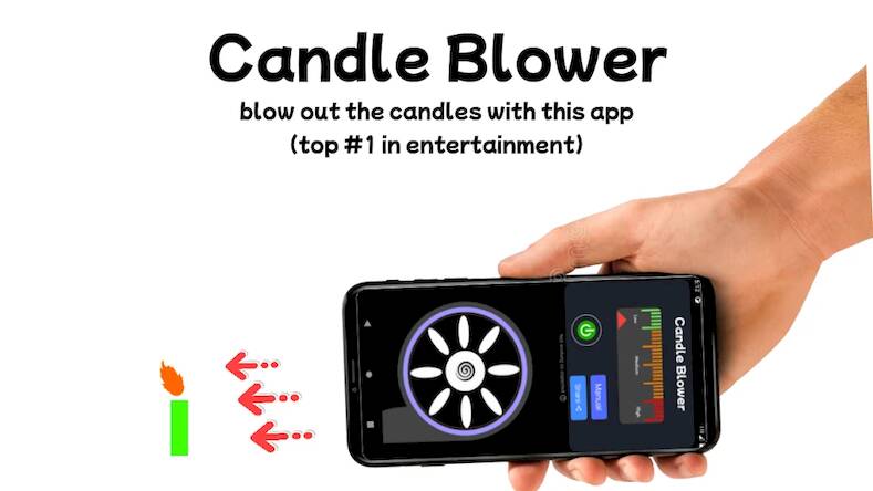 Скачать Blower - Candle Blower Lite (Взлом на монеты) версия 1.6.8 apk на Андроид