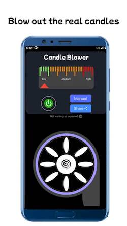 Скачать Blower - Candle Blower Lite (Взлом на монеты) версия 1.6.8 apk на Андроид