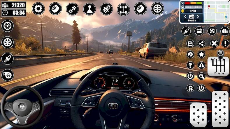 Скачать Real Car Driving School Games (Взлом на деньги) версия 0.6.3 apk на Андроид