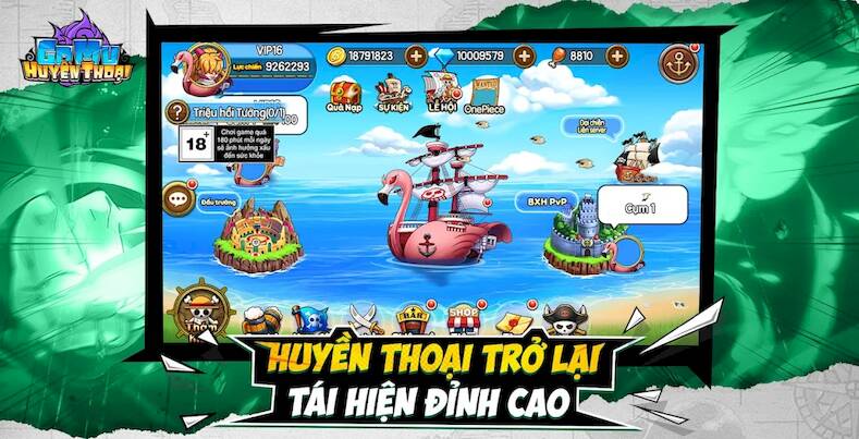 Скачать Gomu Huyền Thoại (Взлом на деньги) версия 0.3.9 apk на Андроид
