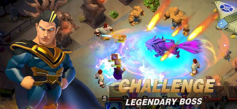 Скачать Clash of Legends:Heroes Mobile (Взлом на деньги) версия 2.7.5 apk на Андроид