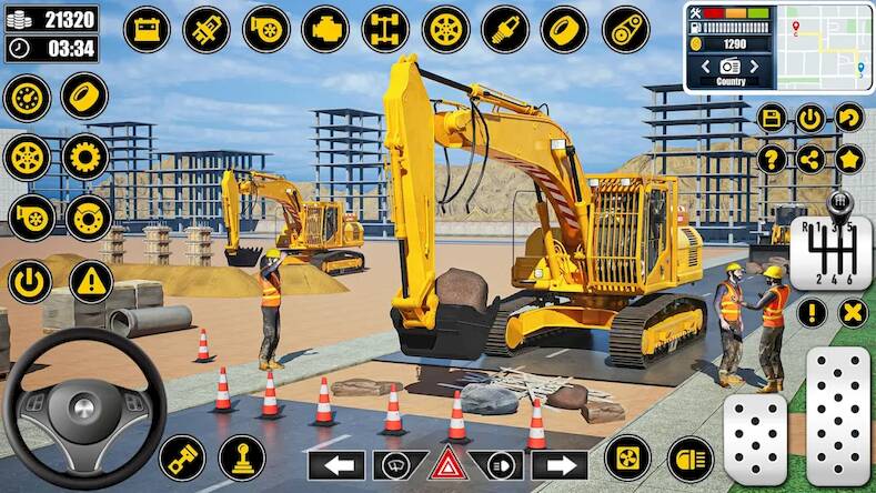 Скачать Real Construction Simulator (Взлом открыто все) версия 1.4.2 apk на Андроид