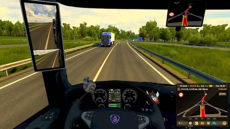 Скачать Euro Truck Simulator Ultimate (Взлом открыто все) версия 2.3.3 apk на Андроид