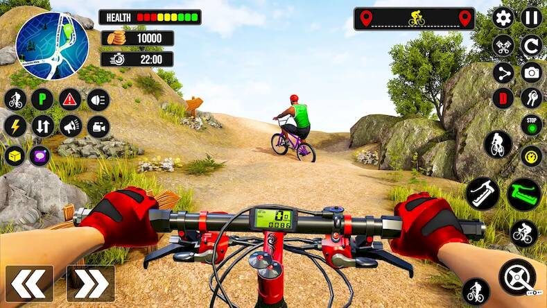 Скачать Xtreme BMX Offroad Cycle Game (Взлом на монеты) версия 2.3.2 apk на Андроид