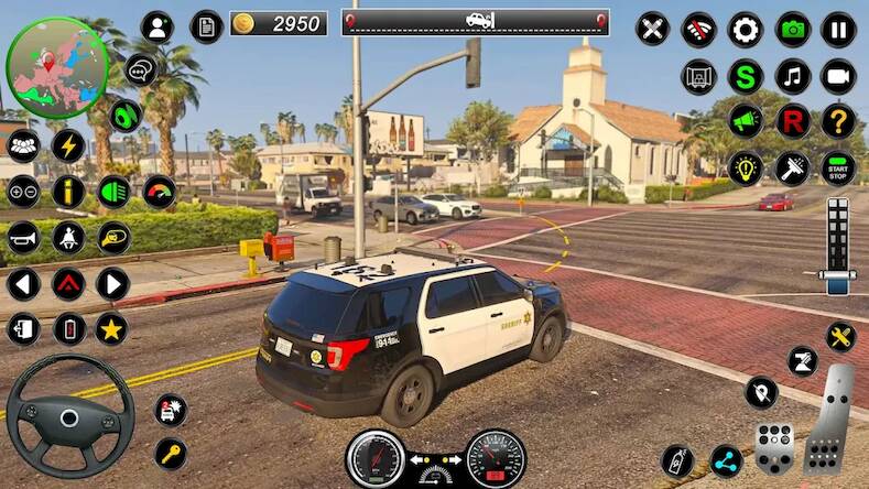 Скачать полиция машина симулятор игра (Взлом открыто все) версия 0.1.4 apk на Андроид