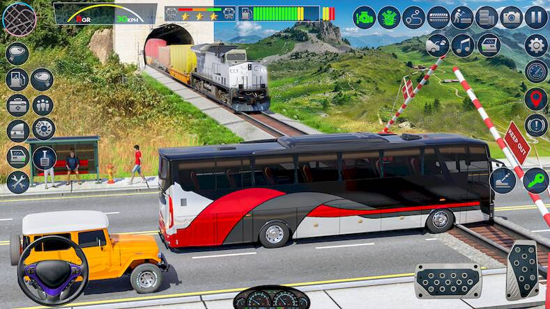 Скачать автобусы: симулятор автобуса (Взлом на монеты) версия 0.6.9 apk на Андроид