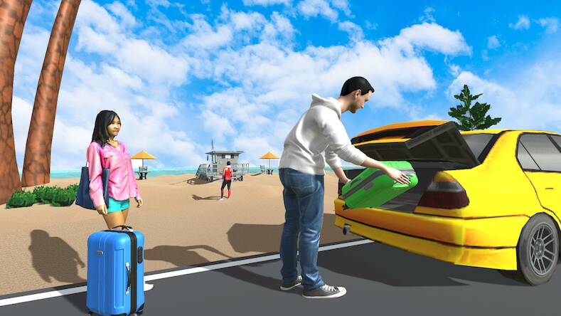 Скачать Taxi Simulator Car Game Driver (Взлом открыто все) версия 1.4.2 apk на Андроид