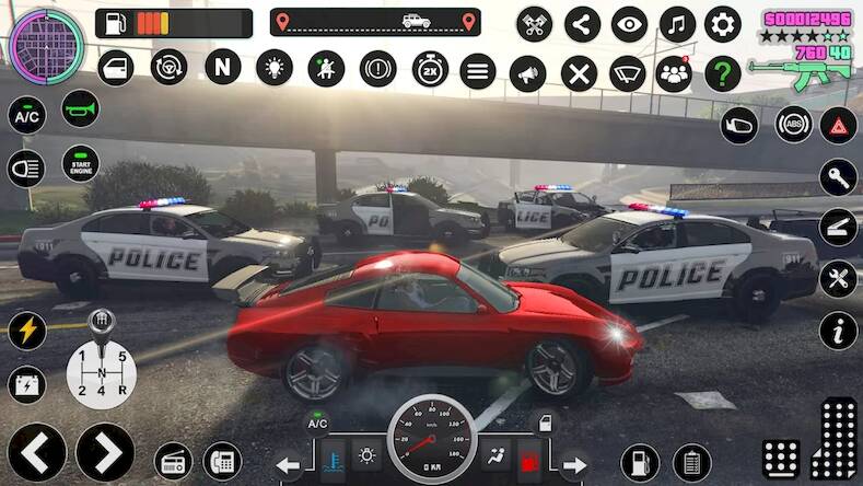 Скачать US Cop Duty Police Car Game (Взлом на деньги) версия 0.9.3 apk на Андроид