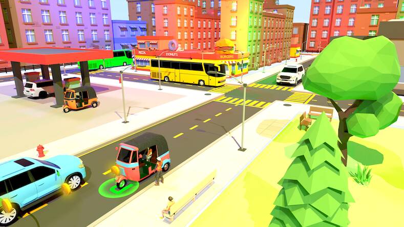 Скачать Tuk Tuk Rickshaw: 3D Game (Взлом на монеты) версия 1.7.8 apk на Андроид