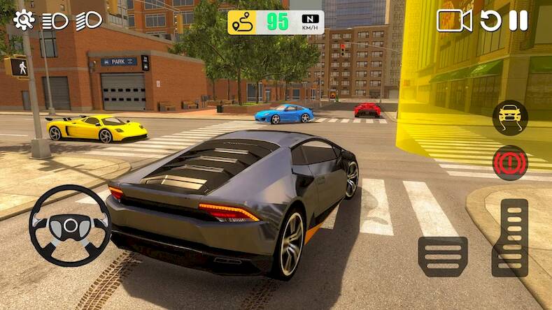 Скачать Extreme Car Driving Offline (Взлом открыто все) версия 2.6.9 apk на Андроид