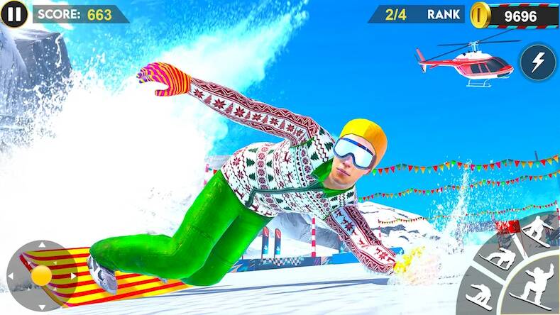Скачать сноуборд горный трюк 3d (Взлом на деньги) версия 1.2.5 apk на Андроид