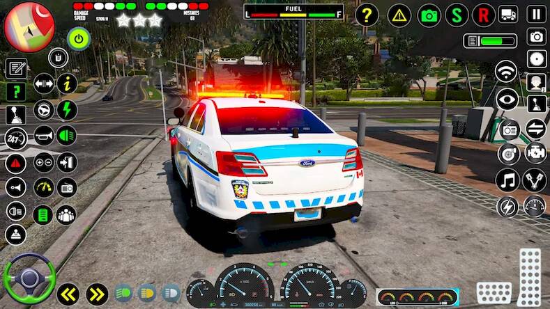 Скачать Us Police Car Parking Sim 3D (Взлом на монеты) версия 1.7.9 apk на Андроид