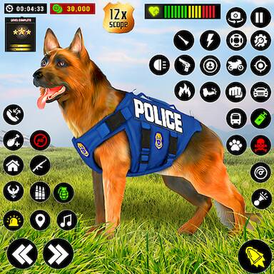 Скачать US Police Dog City Crime Chase (Взлом на монеты) версия 2.3.2 apk на Андроид
