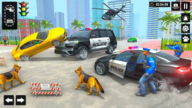 Скачать US Police Dog City Crime Chase (Взлом на монеты) версия 2.3.2 apk на Андроид