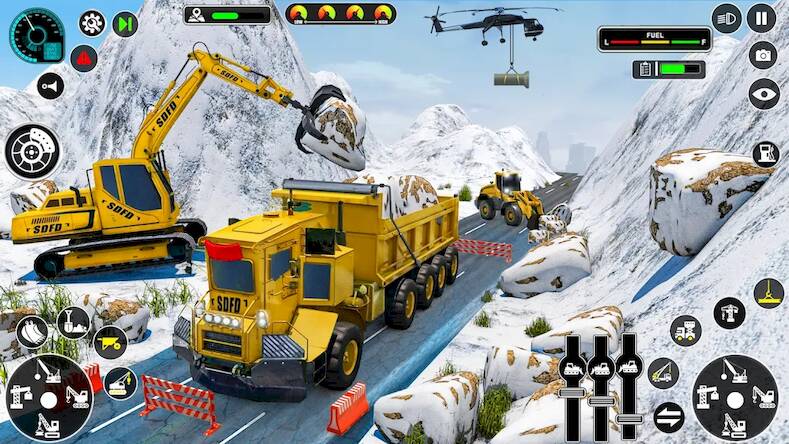 Скачать Grand Snow Excavator Simulator (Взлом на деньги) версия 0.8.4 apk на Андроид