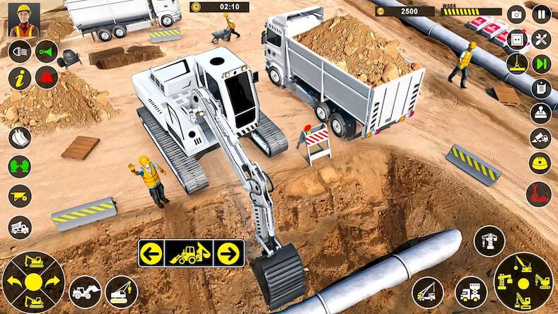 Скачать Grand Snow Excavator Simulator (Взлом на деньги) версия 0.8.4 apk на Андроид