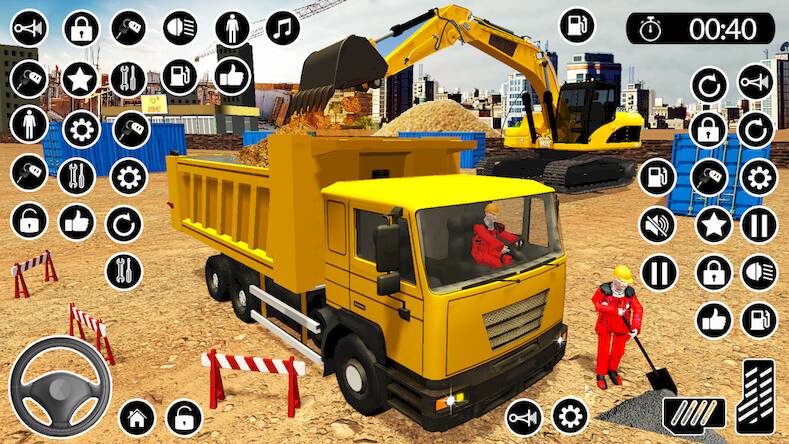 Скачать US Construction Games Sim JCB (Взлом на деньги) версия 0.2.6 apk на Андроид