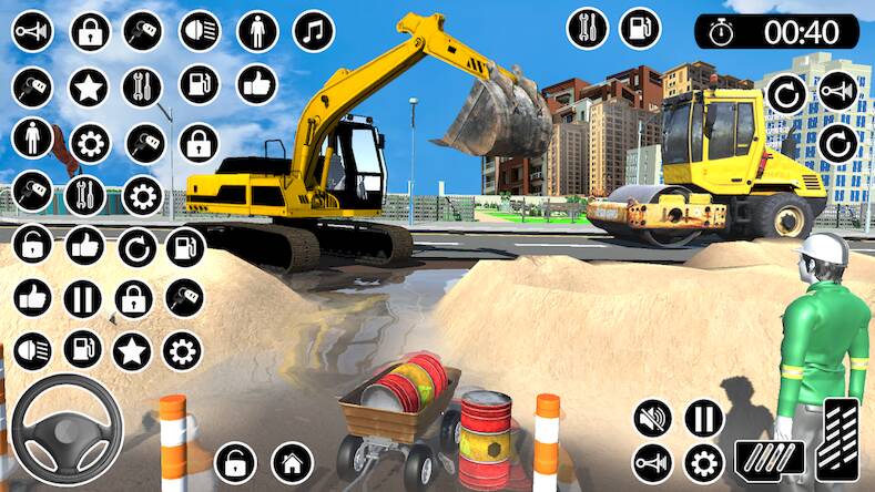 Скачать US Construction Games Sim JCB (Взлом на деньги) версия 0.2.6 apk на Андроид