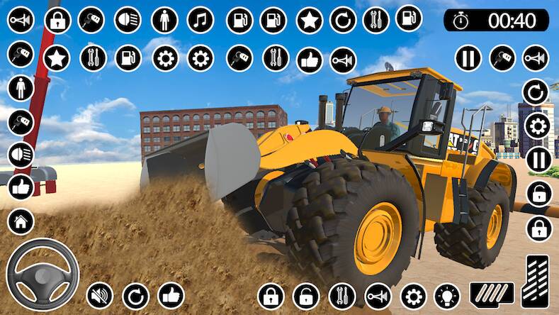 Скачать US Construction Games Sim JCB (Взлом на деньги) версия 0.2.6 apk на Андроид