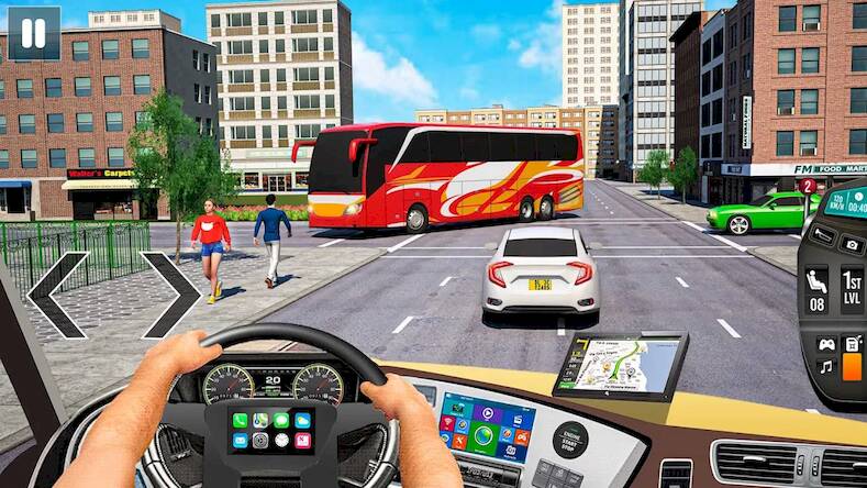 Скачать автобус 3d - автобусные игры (Взлом на монеты) версия 2.1.2 apk на Андроид