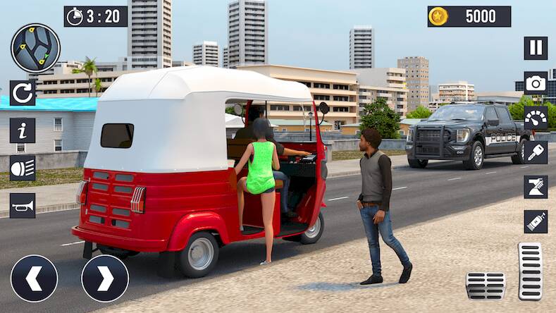 Скачать Rickshaw Driver Tuk Tuk Game (Взлом на деньги) версия 0.5.2 apk на Андроид