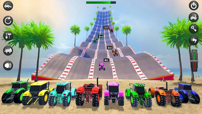 Скачать Monster Truck Mega Car Stunt (Взлом на монеты) версия 0.5.3 apk на Андроид