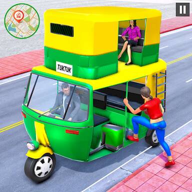 Скачать Tuk Tuk Auto Rickshaw Driving (Взлом открыто все) версия 2.2.3 apk на Андроид