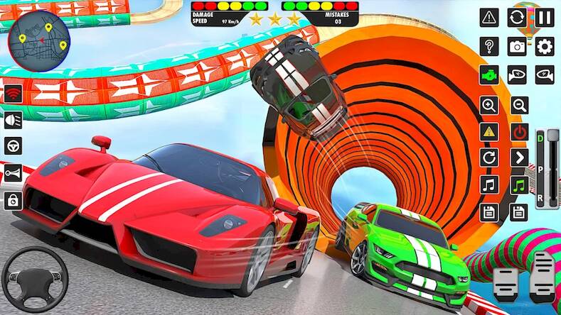Скачать Ramp Car Stunts: GT Car Games (Взлом открыто все) версия 1.1.3 apk на Андроид