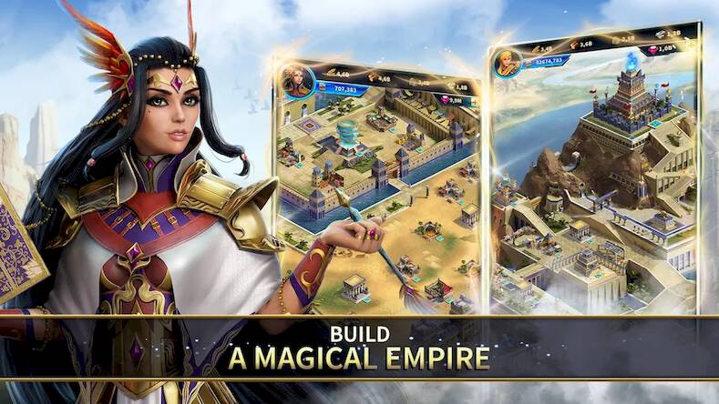 Скачать Magic Empire: First Lamp War (Взлом на монеты) версия 1.6.9 apk на Андроид
