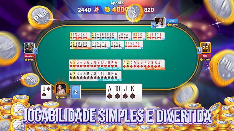 Скачать Bacana Games: Buraco & Slots (Взлом открыто все) версия 0.8.4 apk на Андроид
